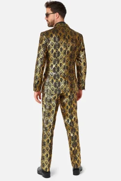 Heren OppoSuits Halloweenpakken|Vrijgezellenfeest Pakken|Shiny Snake