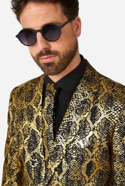 Heren OppoSuits Halloweenpakken|Vrijgezellenfeest Pakken|Shiny Snake