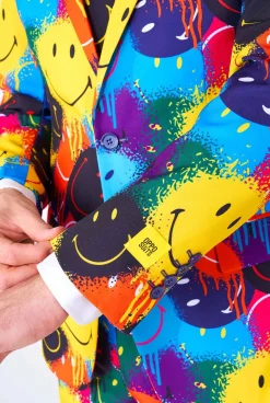 Heren OppoSuits Halloweenpakken|Trouwpakken|Smiley® Drip