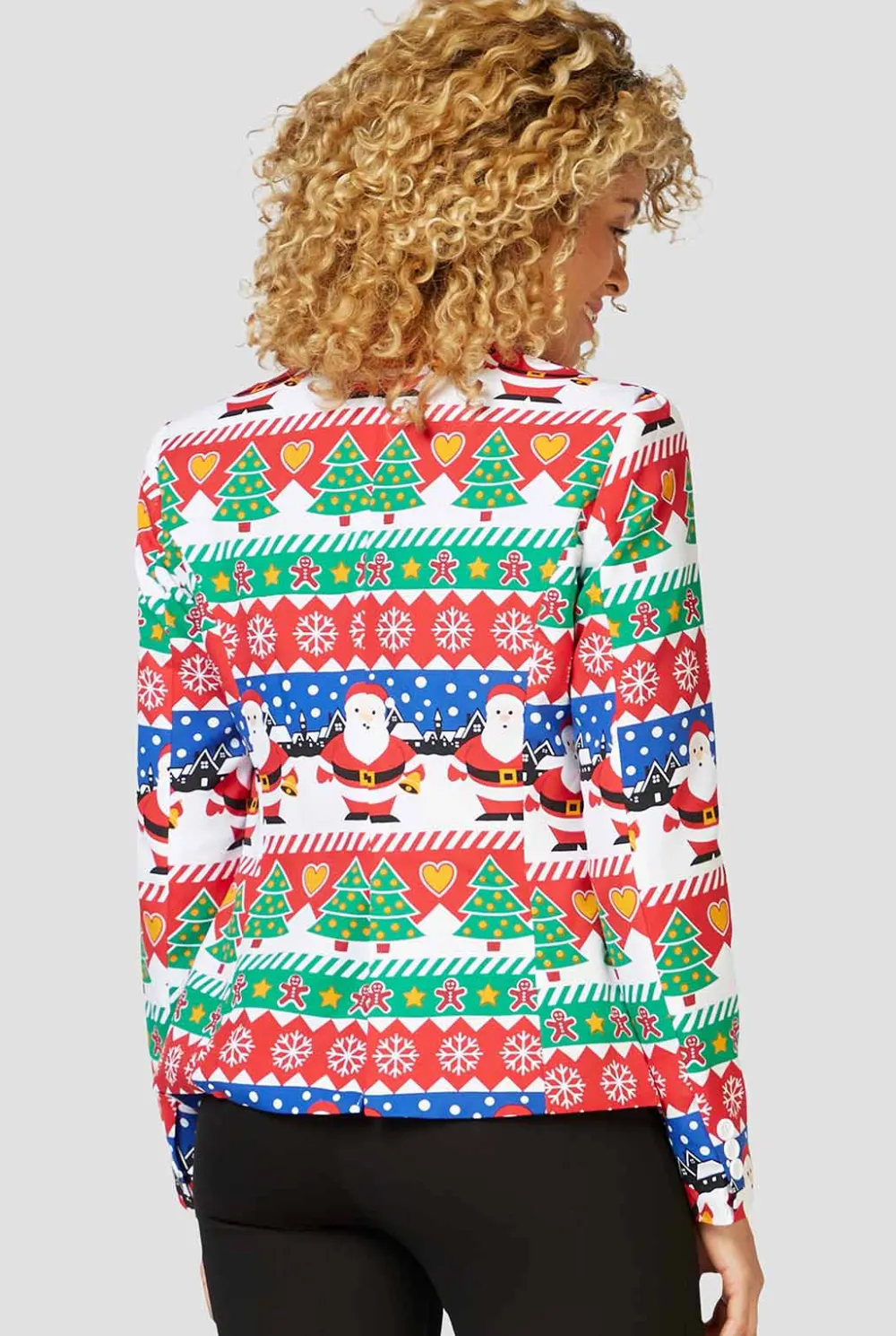 DAMES OppoSuits Party Blazers|Kerstblazers|Snazzy Santa