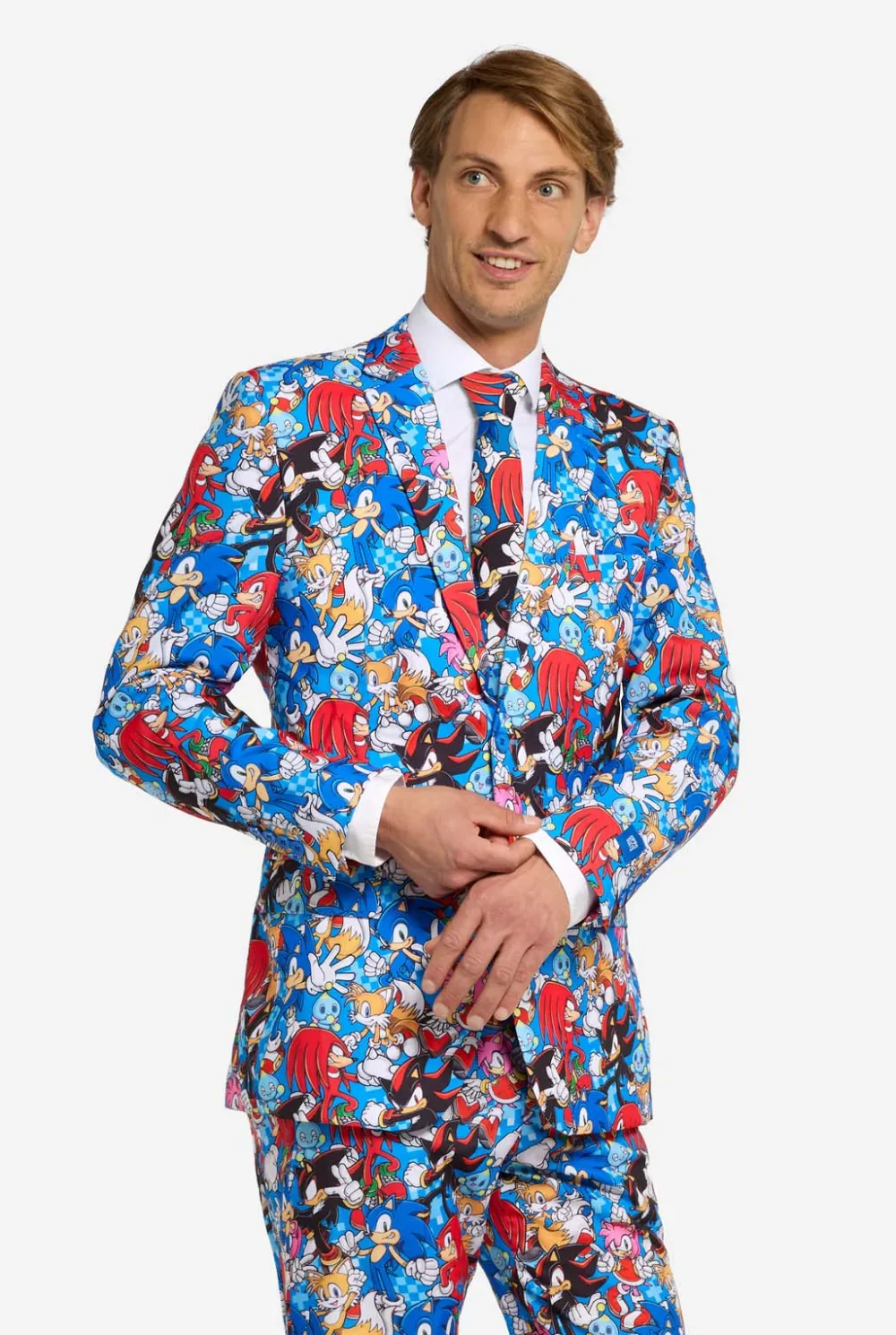 Heren OppoSuits Halloweenpakken|Vrijgezellenfeest Pakken|Sonic the Hedgehog™