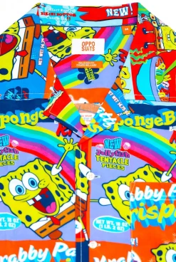 Heren OppoSuits Zomer Overhemden|Hawaii Shirts|SpongeBob™ Breakfast