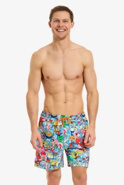 Heren OppoSuits Zwembroeken|SpongeBob™ Frenzy