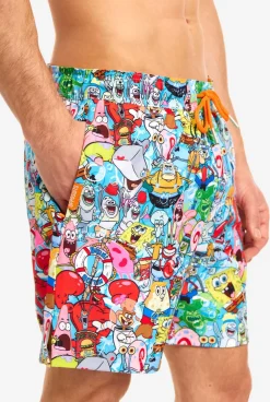 Heren OppoSuits Zwembroeken|SpongeBob™ Frenzy