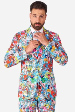 Heren OppoSuits Halloweenpakken|Trouwpakken|SpongeBob™ Frenzy