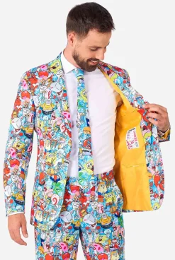 Heren OppoSuits Halloweenpakken|Trouwpakken|SpongeBob™ Frenzy