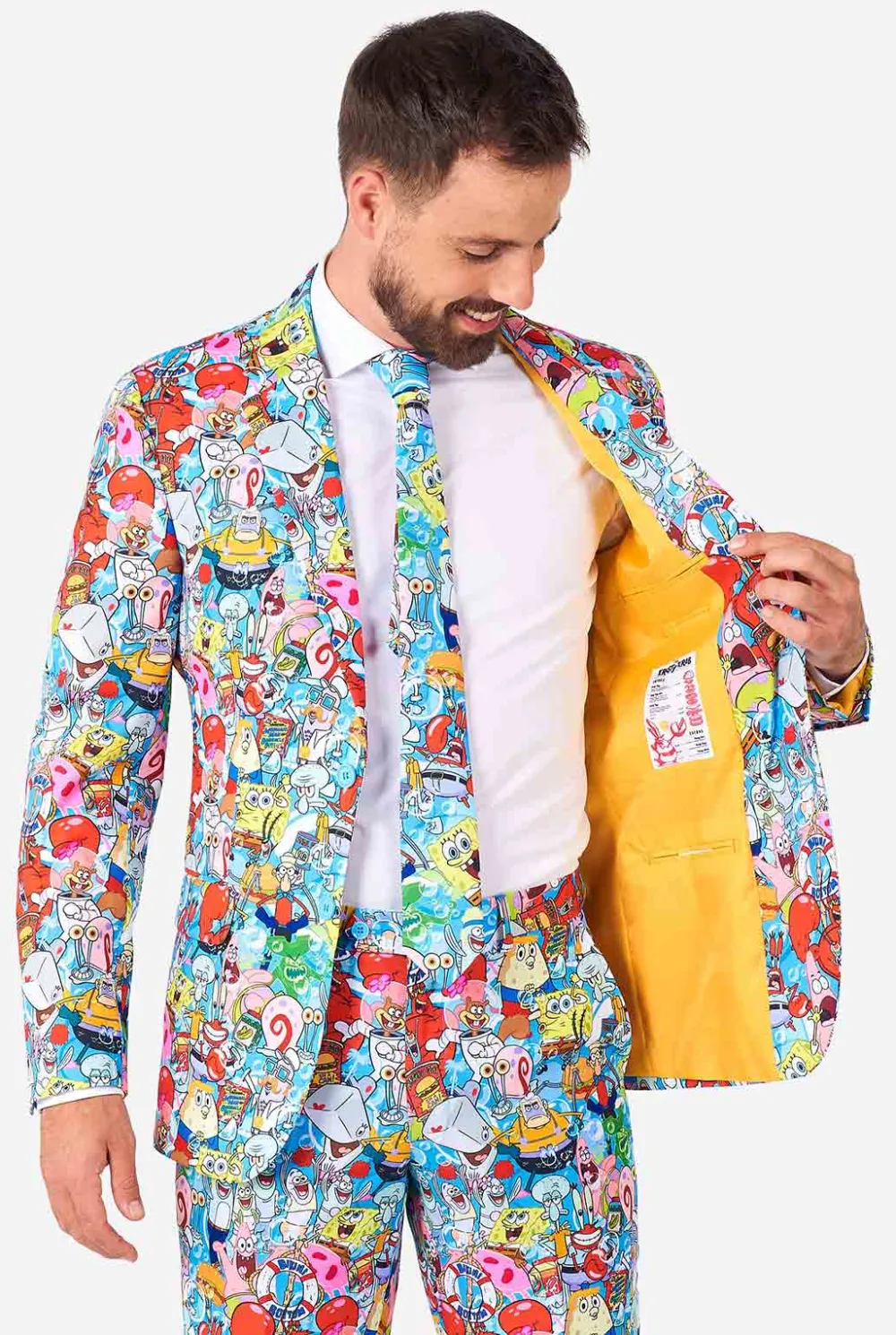 Heren OppoSuits Halloweenpakken|Trouwpakken|SpongeBob™ Frenzy