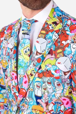 Heren OppoSuits Halloweenpakken|Trouwpakken|SpongeBob™ Frenzy