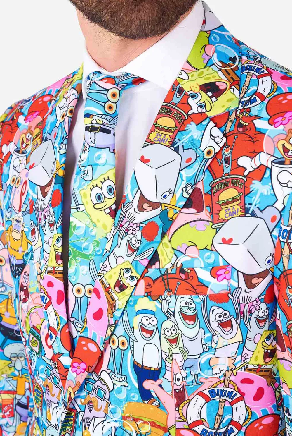 Heren OppoSuits Halloweenpakken|Trouwpakken|SpongeBob™ Frenzy