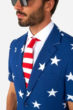 Heren OppoSuits Zomer Pakken|Zomer Pakken|Stars and Stripes