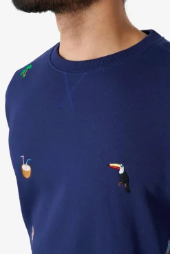 Heren OppoSuits Deluxe Sweaters|Summer Icons - Navy