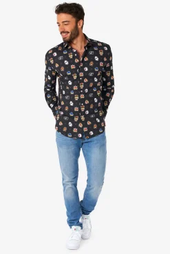 Heren OppoSuits Halloween Overhemden|Casual Overhemden|Super Mario™ Bad Guys