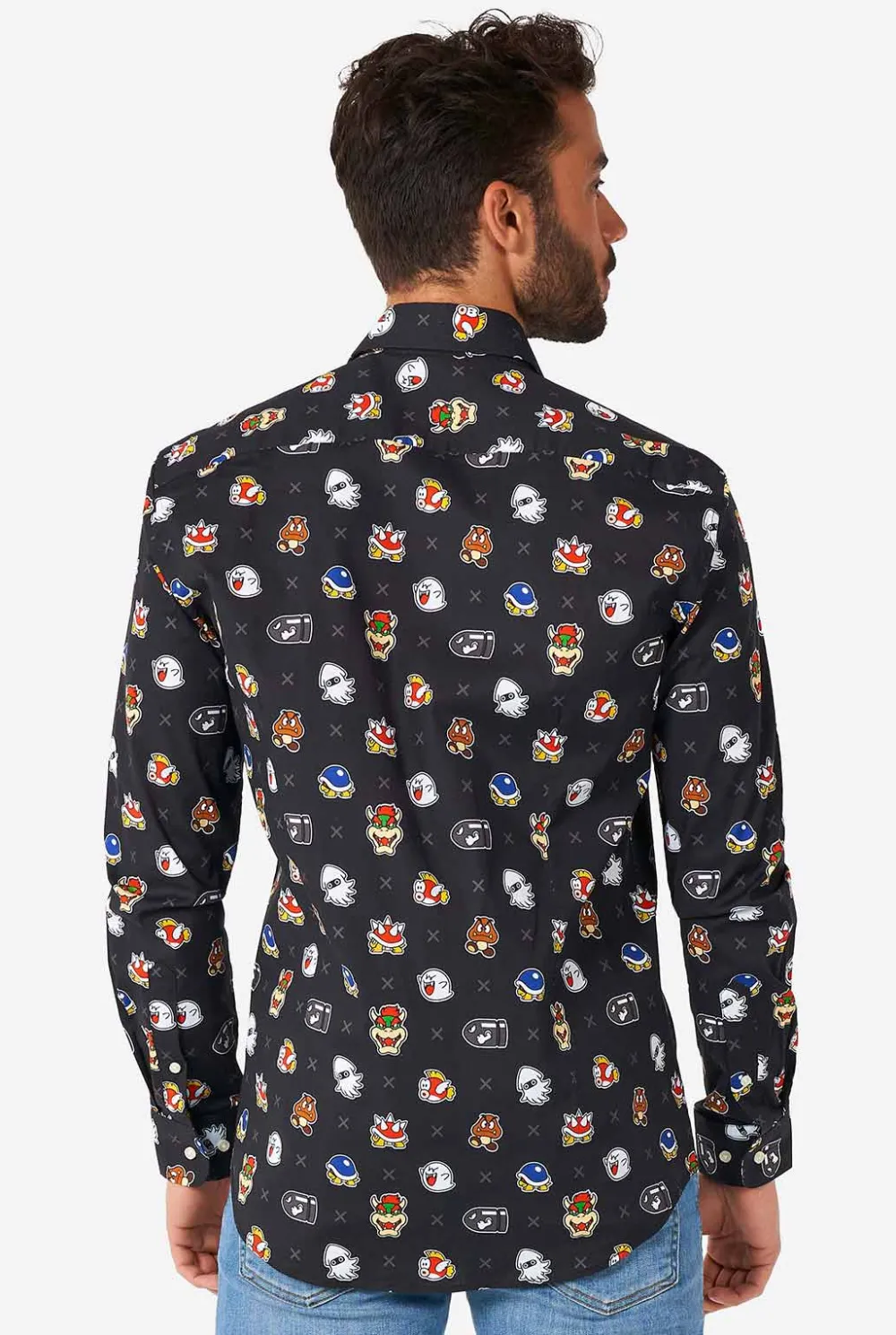 Heren OppoSuits Halloween Overhemden|Casual Overhemden|Super Mario™ Bad Guys