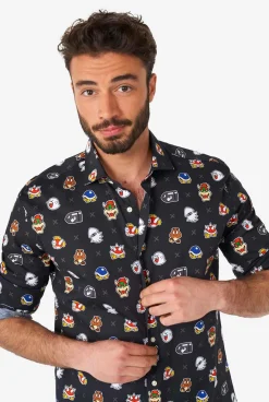 Heren OppoSuits Halloween Overhemden|Casual Overhemden|Super Mario™ Bad Guys