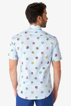 Heren OppoSuits Halloween Overhemden|Zomer Overhemden|Super Mario™ Icons