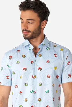 Heren OppoSuits Halloween Overhemden|Zomer Overhemden|Super Mario™ Icons