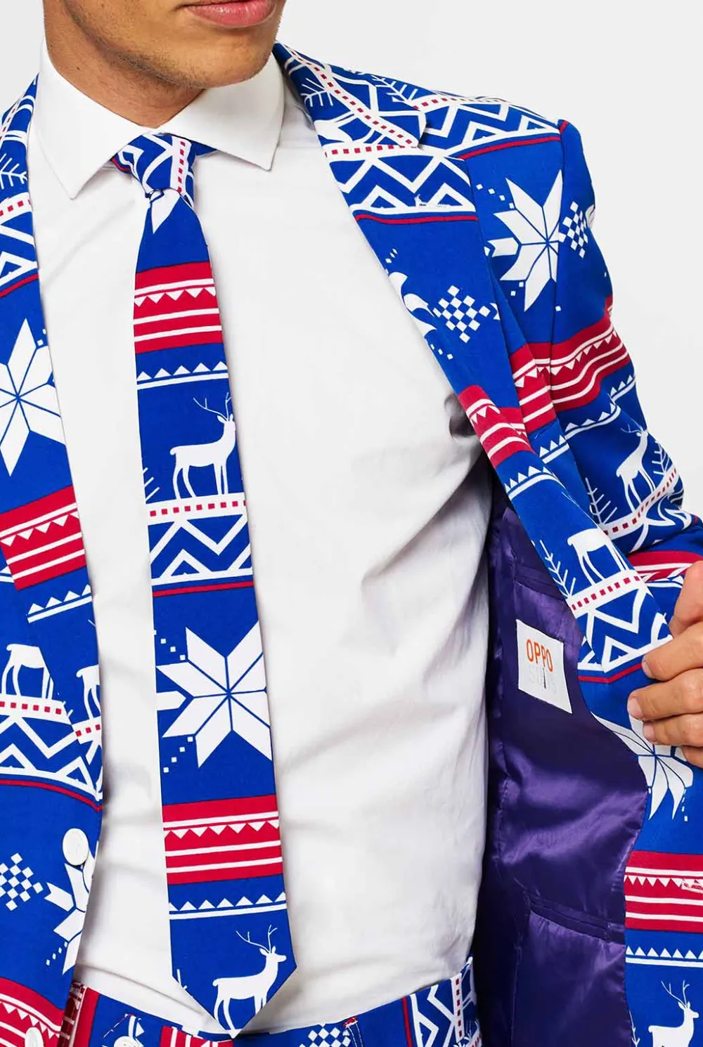 Heren OppoSuits Kerstpakken|The Rudolph