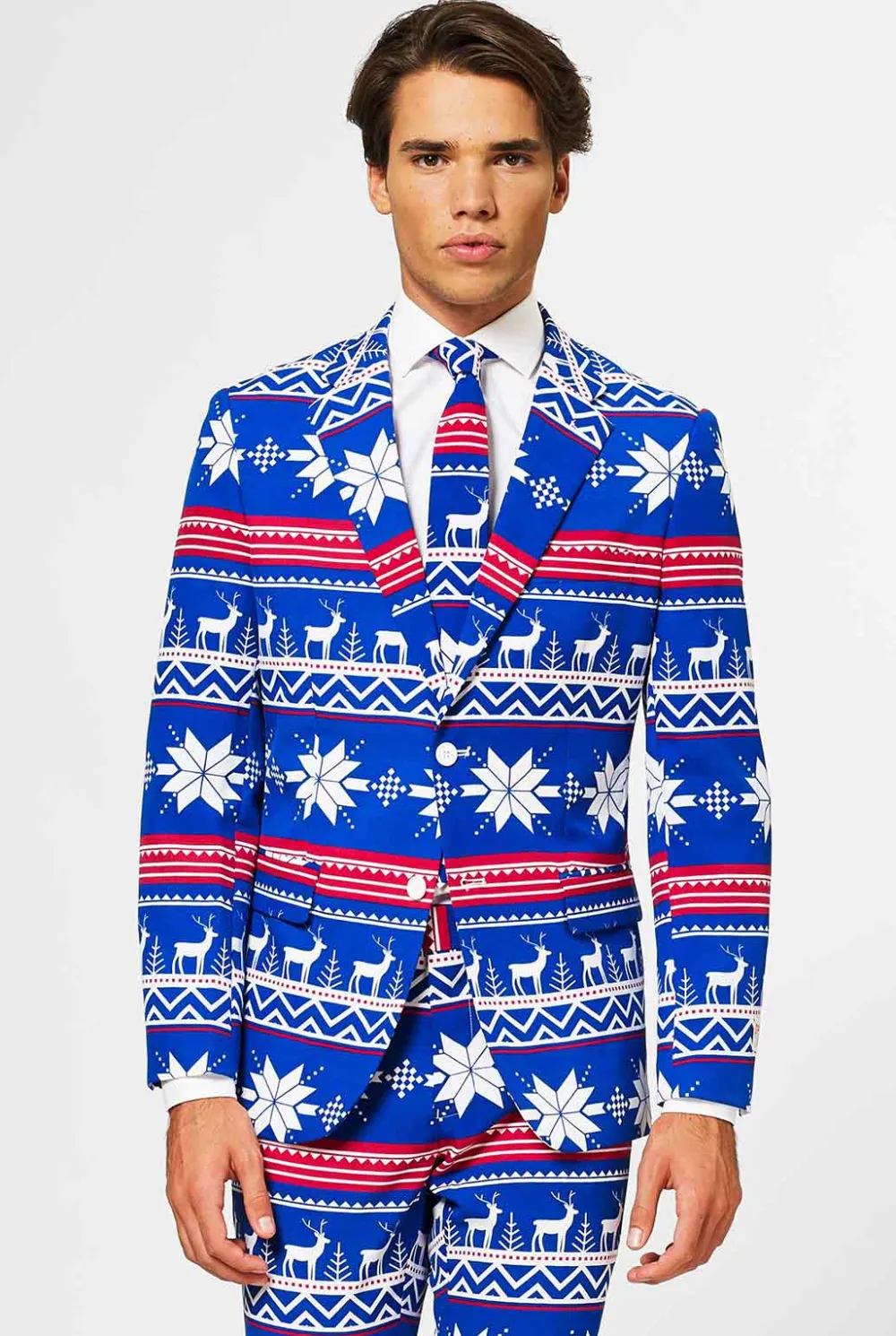 Heren OppoSuits Kerstpakken|The Rudolph