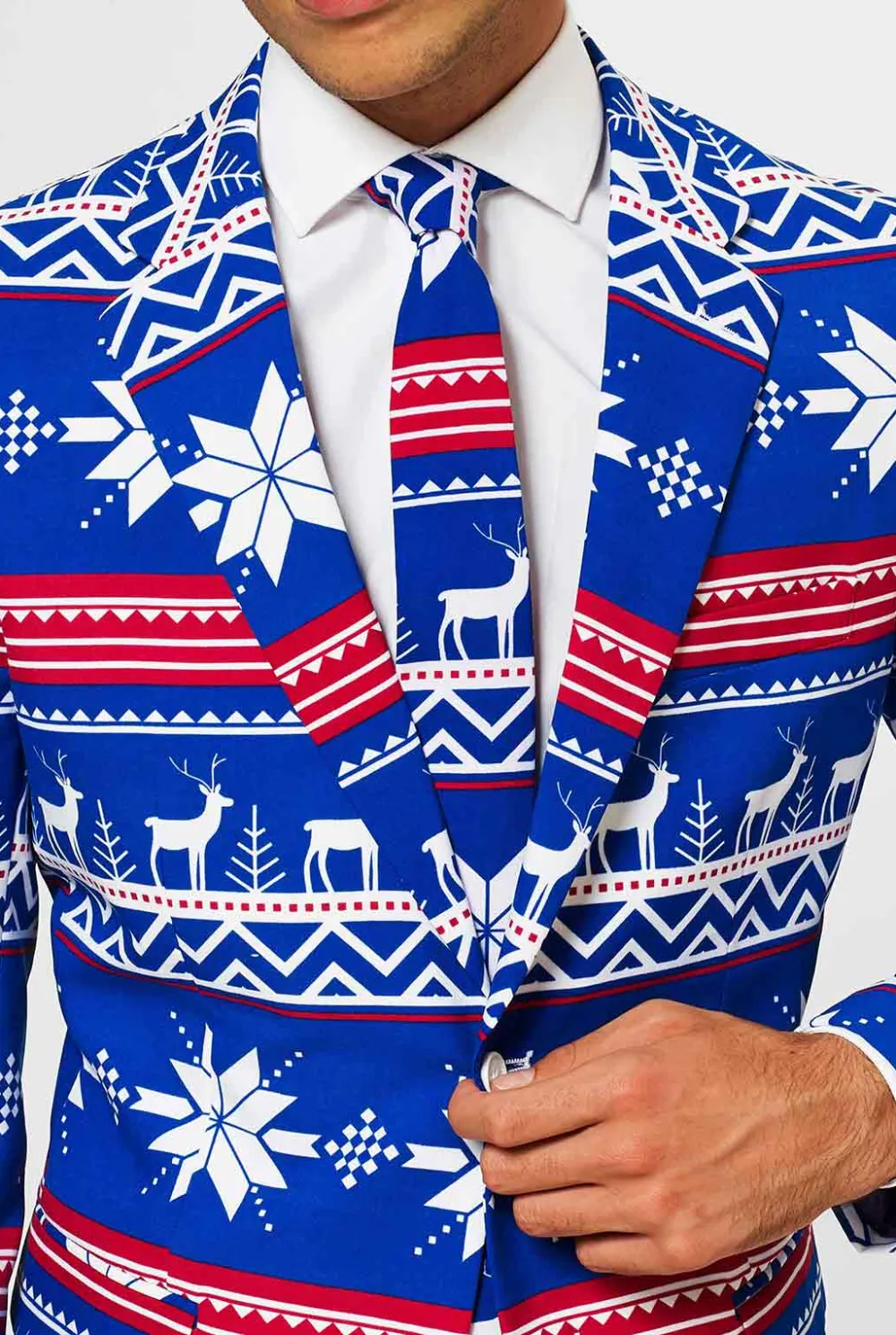 Heren OppoSuits Kerstpakken|The Rudolph