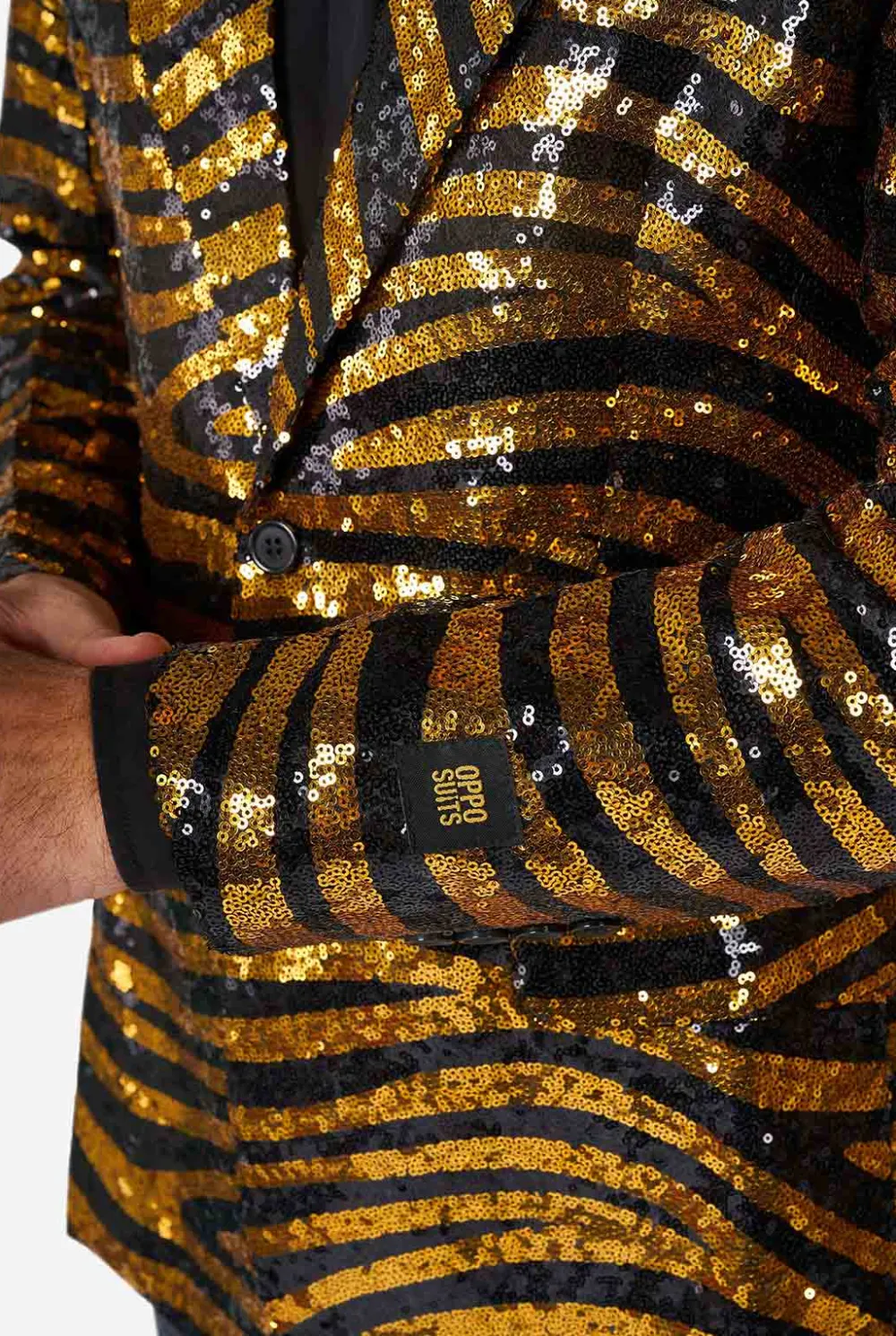 Heren OppoSuits Pailletten Blazers|Tiger Royale