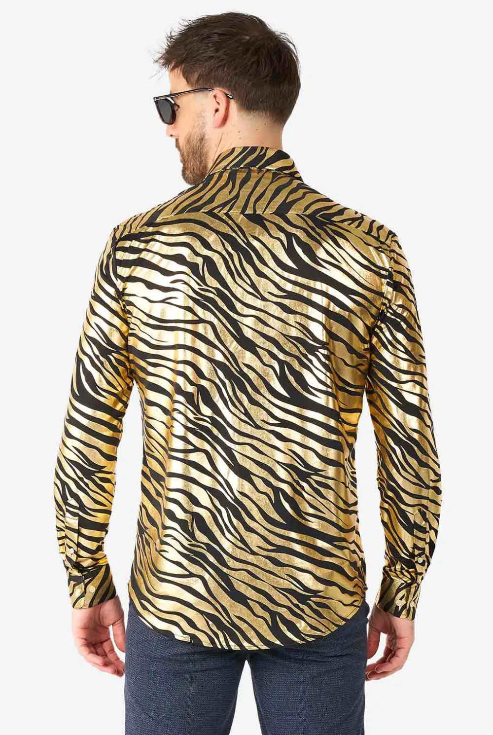 Heren OppoSuits Halloween Overhemden|Casual Overhemden|Tiger Shiner