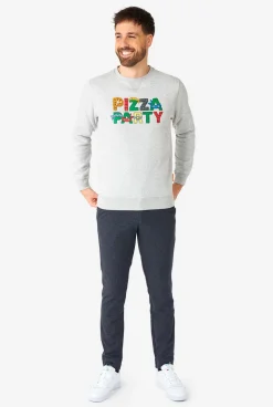 Heren OppoSuits Carnavals Sweaters|TMNT™ Pizza Party