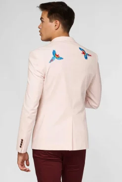 Heren OppoSuits Deluxe Blazers|Zomer Blazers|Tropical - Birdie - Soft Pink