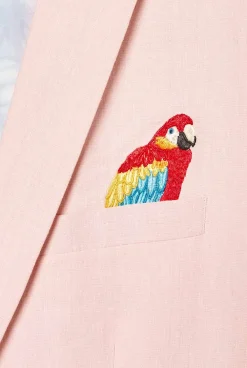 Heren OppoSuits Deluxe Blazers|Zomer Blazers|Tropical - Birdie - Soft Pink