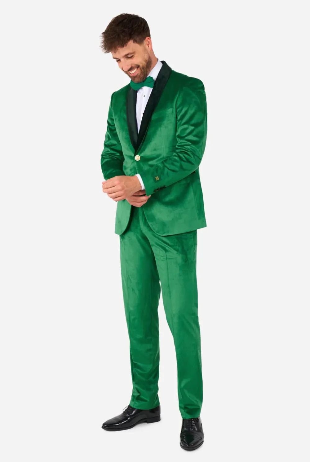 Heren OppoSuits Examen Smokings|Kerst Smokings|Velvet Verdant
