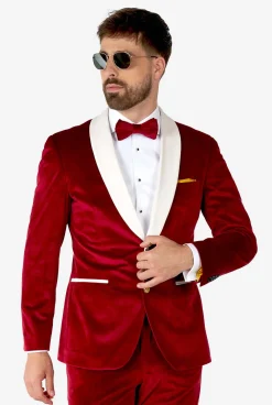 Heren OppoSuits Kerst Smokings|Velvet Vibes
