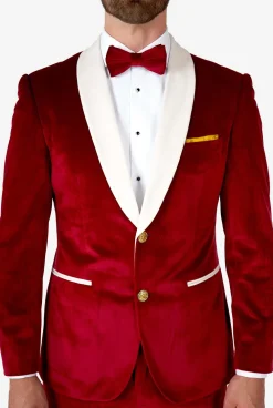 Heren OppoSuits Kerst Smokings|Velvet Vibes