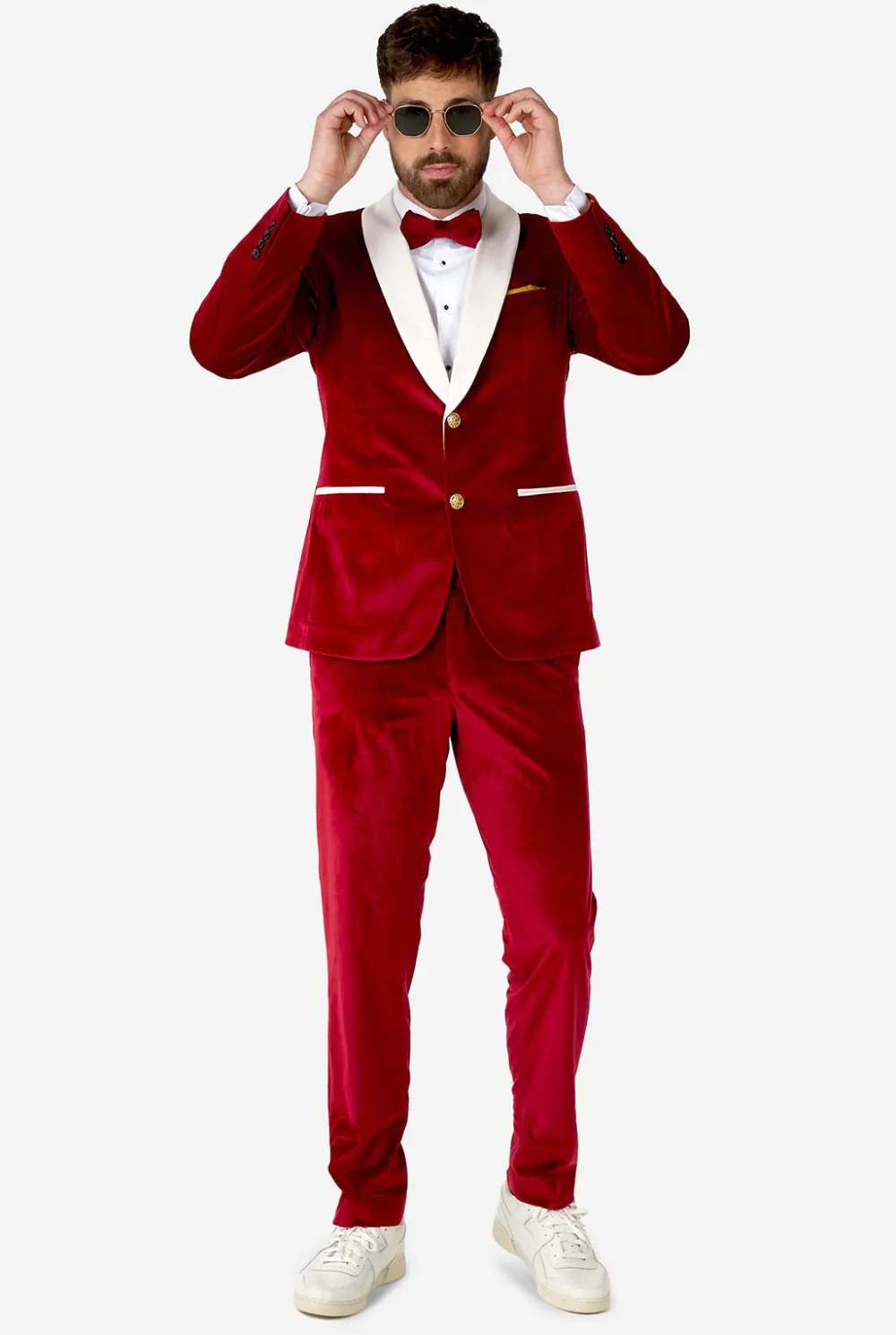 Heren OppoSuits Kerst Smokings|Velvet Vibes