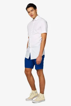 Heren OppoSuits Zomer Overhemden|Effen Gekleurde Overhemden|White Knight