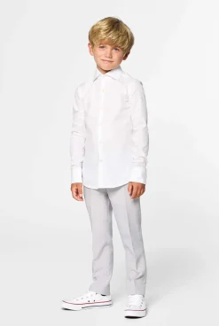 OppoSuits Effen Gekleurde Overhemden|White Knight