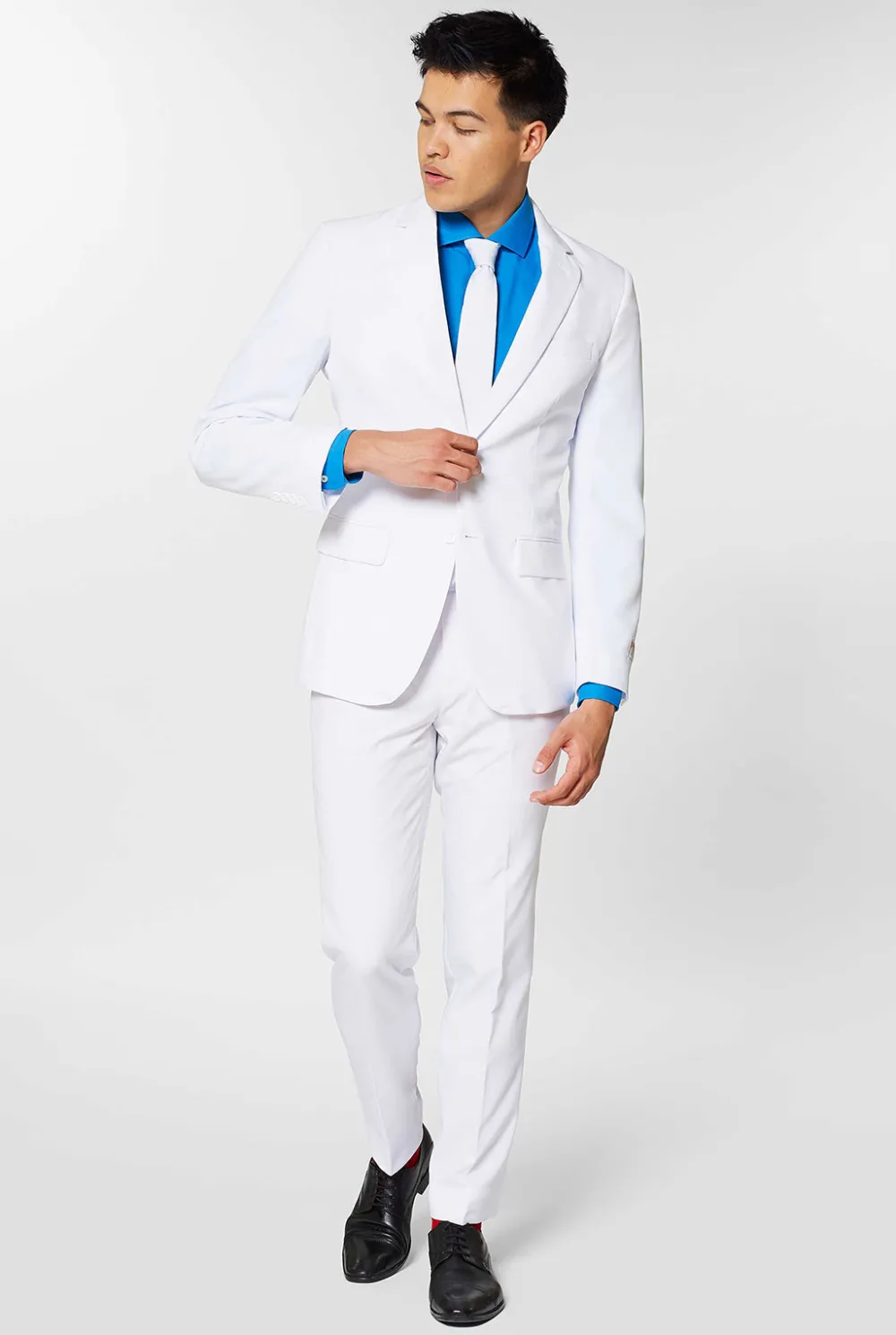 Heren OppoSuits Vrijgezellenfeest Pakken|Trouwpakken|White Knight