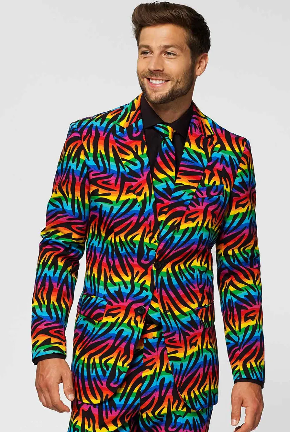 Heren OppoSuits Vrijgezellenfeest Pakken|Pride Pakken|Wild Rainbow