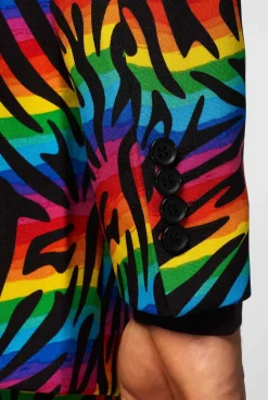Heren OppoSuits Vrijgezellenfeest Pakken|Pride Pakken|Wild Rainbow
