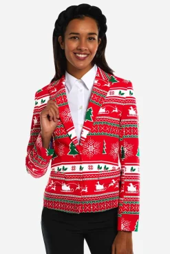 DAMES OppoSuits Kerstblazers|Winter Woman