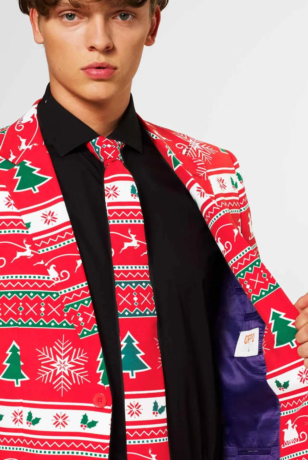 Heren OppoSuits Kerstpakken|Winter Wonderland