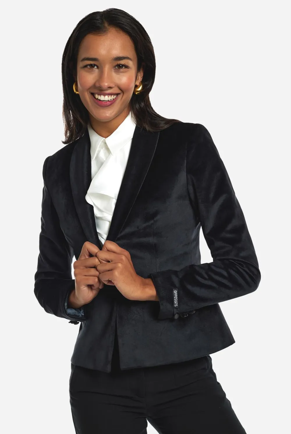 DAMES OppoSuits Dinner Jackets|Kerstblazers|Womens Dinner Jacket - Black
