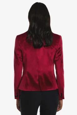 DAMES OppoSuits Dinner Jackets|Kerstblazers|Womens Dinner Jacket - Burgundy