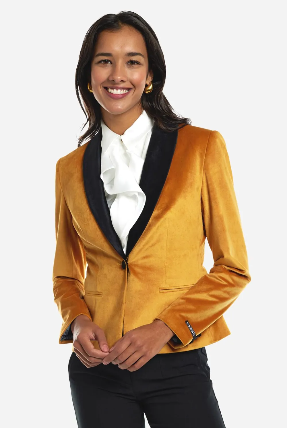 DAMES OppoSuits Kerstblazers|Dinner Jackets|Womens Dinner Jacket - Gold