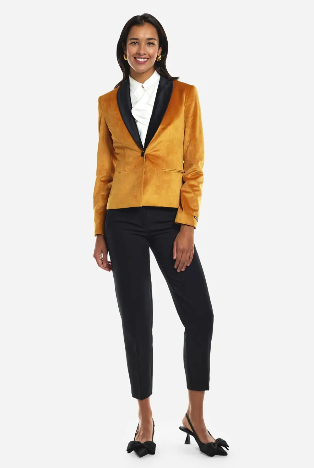 DAMES OppoSuits Kerstblazers|Dinner Jackets|Womens Dinner Jacket - Gold