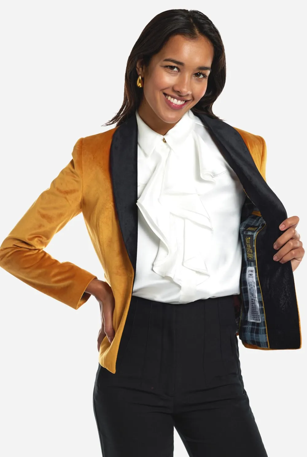 DAMES OppoSuits Kerstblazers|Dinner Jackets|Womens Dinner Jacket - Gold