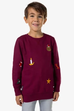 OppoSuits Sweaters|X-Mas Icons - Burgundy