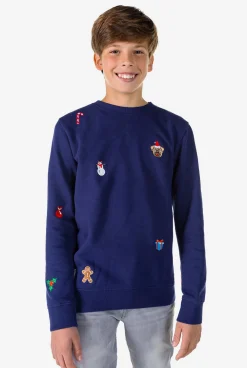 OppoSuits Sweaters|X-Mas Icons - Navy
