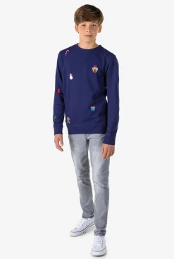 OppoSuits Sweaters|X-Mas Icons - Navy