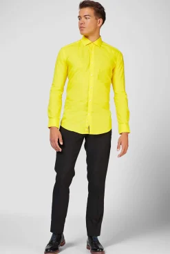 Heren OppoSuits Effen Gekleurde Overhemden|Yellow Fellow