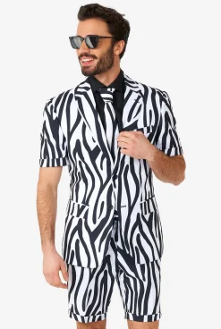 Heren OppoSuits Zomer Pakken|Zomer Pakken|Zazzy Zebra
