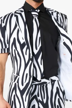 Heren OppoSuits Zomer Pakken|Zomer Pakken|Zazzy Zebra